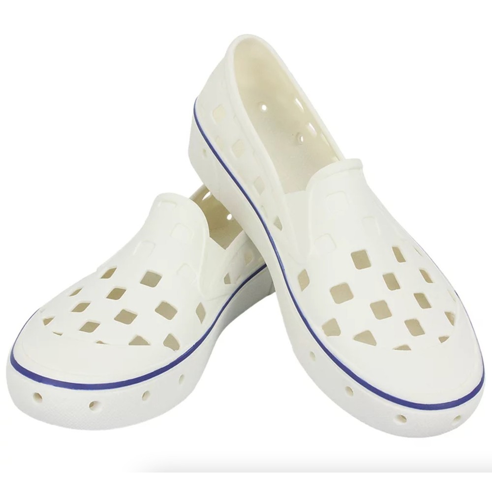 Vans Off The Wall Trek unisex off-white slip-on Drainage holes Shoe Size 5 NEW